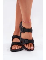 Dámské Sandály Z Na Platformě Big Star Černé model 21695324 - Big Star Shoes Dámské Sandály Z Na Platformě Big Star Černé model 21695324 - Big Star Shoes
