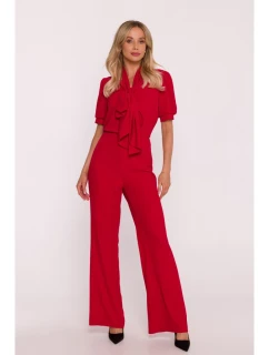 S421 Kombinéza s motýlikom - červená