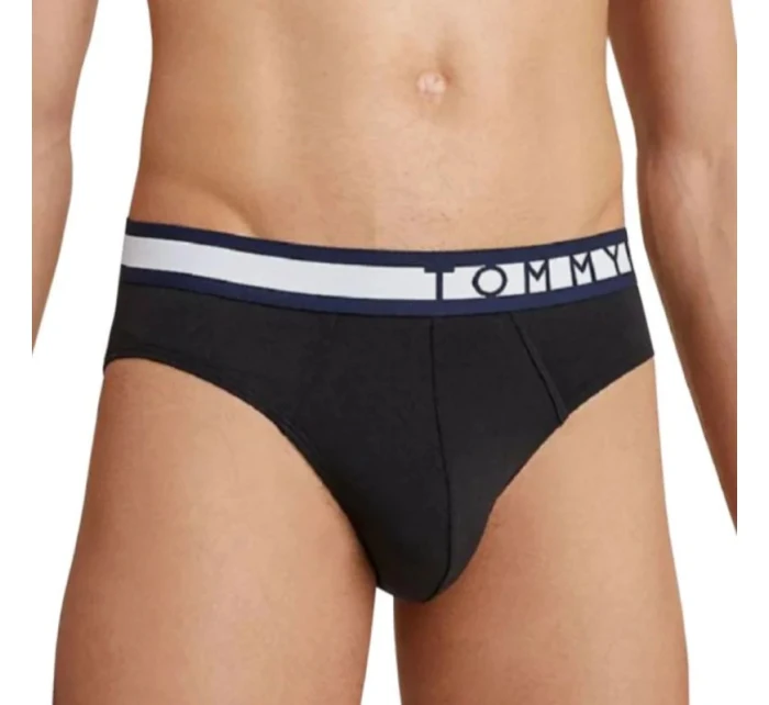 Pánske nohavičky 3PACK UM0UM01227 Čierna s bielou - Tommy Hilfiger