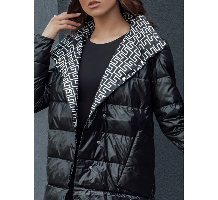 Dámská přechodná prošívaná bunda  černá Dstreet model 21979722 - FashionStreet