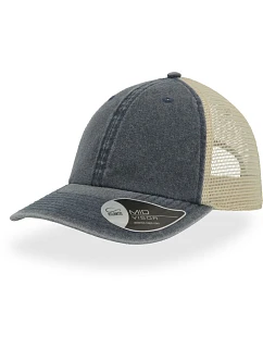 Atlantis Headwear Case 6-panelová truckerová čiapka 33.5070, tmavomodrá