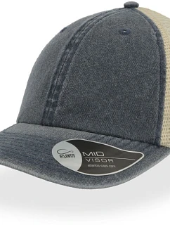 Atlantis Headwear Case 6-panelová truckerová čiapka 33.5070, tmavomodrá
