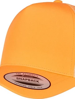 5 panelová Retro Trucker kšiltovka 55. neon orange model 22487054 - Flexfit