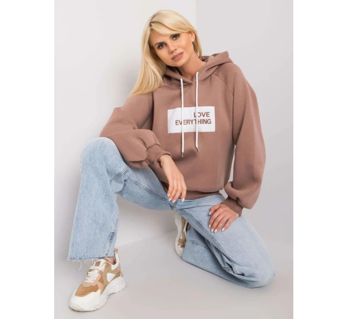 Mikina EM BL model 15883862 hnědá - FPrice Mikina EM BL model 15883862 hnědá - FPrice