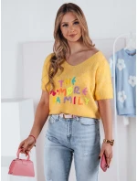 Dámský svetr žlutý Dstreet model 21973910 - FashionStreet