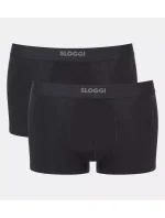 Pánske boxerky EVER Ease Hipster 2P - BLACK - black 0004 - SLOGGI