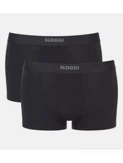 Pánske boxerky EVER Ease Hipster 2P - BLACK - black 0004 - SLOGGI