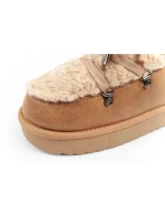 snow boots winter fashion  brown beige dámské model 21395269 - D.Franklin