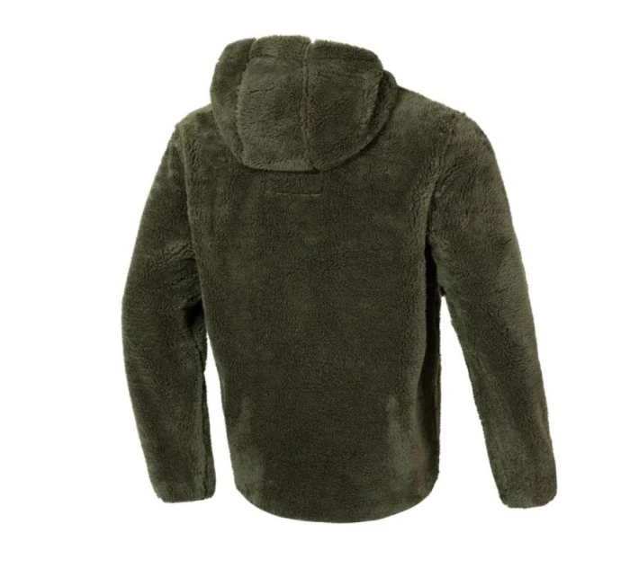 Pánská olivová mikina Pit Bull - model 21932133 Pánská olivová mikina Pit Bull - model 21932133