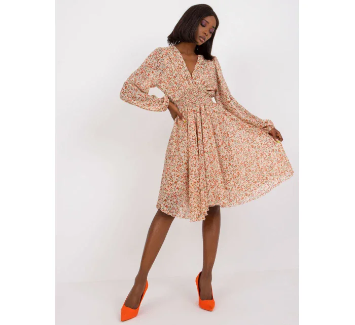 Šaty CHA SK model 17265028 béžová - FPrice Šaty CHA SK model 17265028 béžová - FPrice