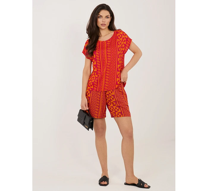 Bluzka model 22076809 pomarańczowy - FPrice Bluzka model 22076809 pomarańczowy - FPrice