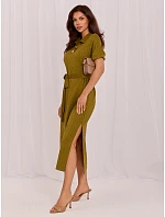 Šaty LK SK 510242.14 v khaki farbe