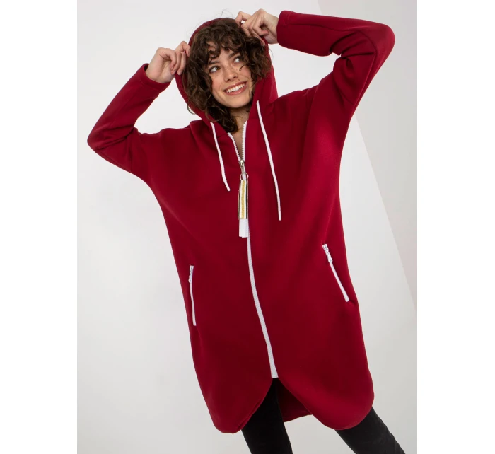 Mikina RV BL 4742.20P bordová Mikina RV BL 4742.20P bordová