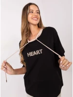 Bluzka RV BZ model 21406702 czarny - FPrice Bluzka RV BZ model 21406702 czarny - FPrice