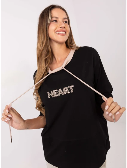 Bluzka RV BZ model 21406702 czarny - FPrice Bluzka RV BZ model 21406702 czarny - FPrice