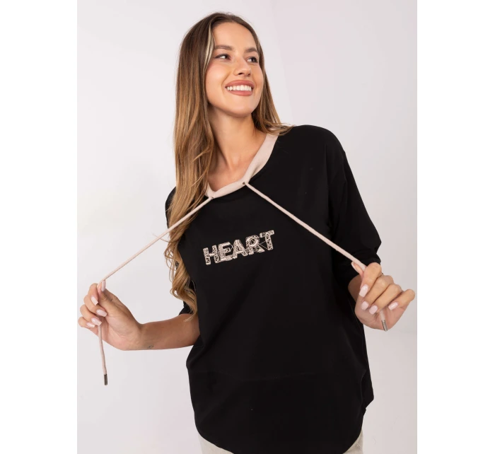 Bluzka RV BZ model 21406702 czarny - FPrice Bluzka RV BZ model 21406702 czarny - FPrice