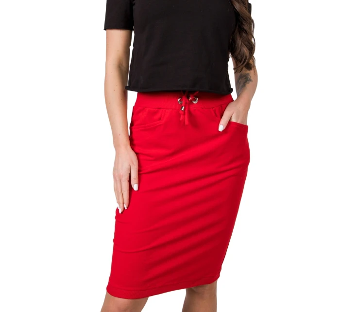 Sukňa RV SD 4793 1.32 červená