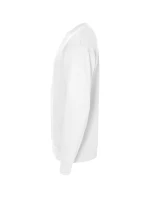 Posádková mikina unisex biela