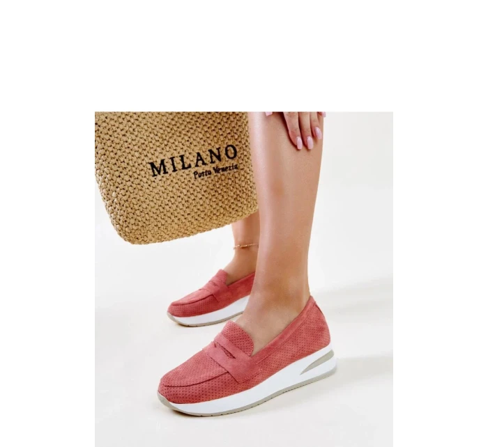 Ružové poltopánky G-54 - Solea