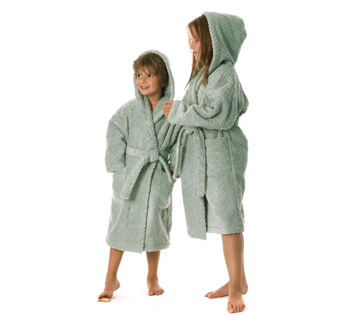 detský župan Athena s kapucňou 9116 Baby Olive