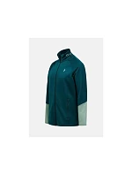 Pánská mikina PEAK PERFORMANCE M Rider Essentials Midlayer Zip Jacket, zelená barva Pánská mikina PEAK PERFORMANCE M Rider Essentials Midlayer Zip Jacket, zelená barva