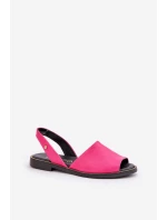 Kožené Pantofle Fuchsie model 21683984 - Zazoo