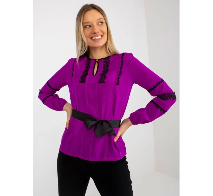 Dámska blúzka LK BZ 506122.35x fialová - FPrice
