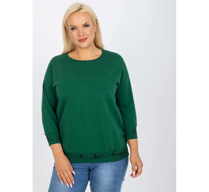 Mikina RV BL 5978.06P čierna a zelená