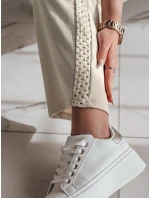 Dámské široké žebrované kalhoty Dstreet model 21985782 - FashionStreet Dámské široké žebrované kalhoty Dstreet model 21985782 - FashionStreet