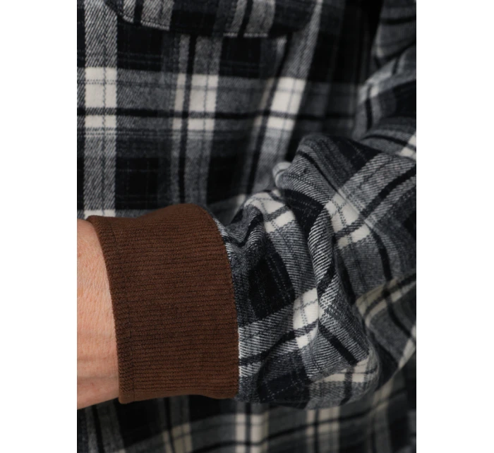 Dámska kockovaná košeľa na gombíky tmavomodrá FashionStreet DY0483