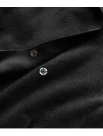 Dlouhý černý přehoz přes oblečení s kapucí model 17556144 - S'WEST