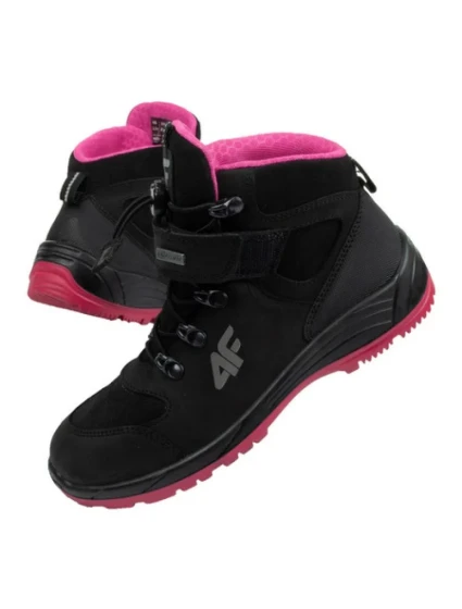 Detská treková obuv HJZ21-JOBMW251 black - 4F Detská treková obuv HJZ21-JOBMW251 black - 4F