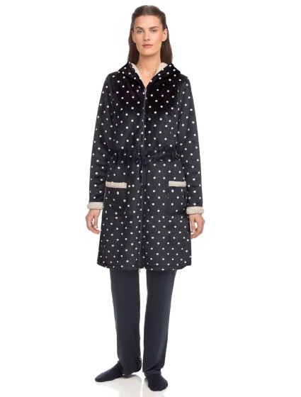 Vamp - Pohodlný dámsky župan s kapucňou 15905 - Vamp