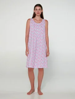 Noční košile s knoflíkovou légou model 19697174 - Vamp