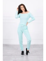 Sada s dvojitými pruhy máta