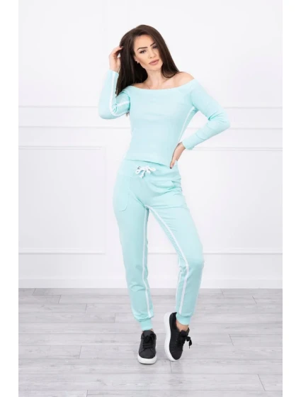 Sada s dvojitými pruhy máta