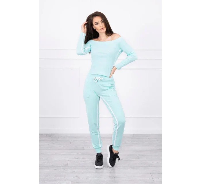 Sada s dvojitými pruhy máta