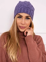 Fleecová čiapka Carolina K243 fialová