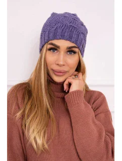 Fleecová čiapka Carolina K243 fialová