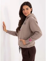 Bluza model 21378755 ciemny bezowy - FPrice Bluza model 21378755 ciemny bezowy - FPrice