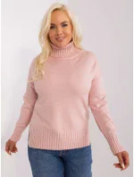 Sweter PM SW PM model 18948911 jasny różowy - FPrice Sweter PM SW PM model 18948911 jasny różowy - FPrice