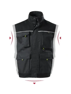 Pánska pracovná vesta Ranger ebony grey