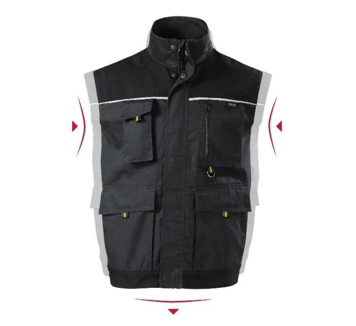 Ranger pracovní vesta pánská ebony gray
