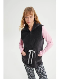 Vamp - Dámska vesta na zips 19463 sivá - Vamp