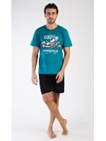 Pánske pyžamové šortky Motocykel