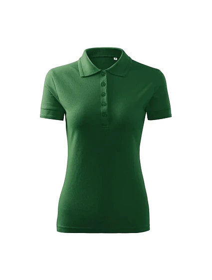 Pique Polo Free W model 19919525 lahvově zelená polokošile - Malfini Pique Polo Free W model 19919525 lahvově zelená polokošile - Malfini