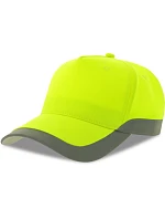 Atlantis Headwear Helpy-S 5-panelová bezpečnostná čiapka 33.0280 žltá fluo Atlantis Headwear Helpy-S 5-panelová bezpečnostná čiapka 33.0280 žltá fluo