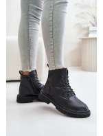 Zateplené botky workery dámské model 21671558 černé - Big Star Shoes