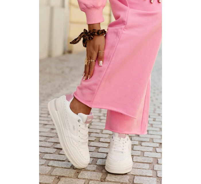 Dámské Tenisky Na Platformě  WOMEN LOW Bílé model 21695018 - Lee