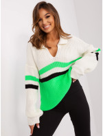 Sweter BA SW 8054.91P jasny zielony